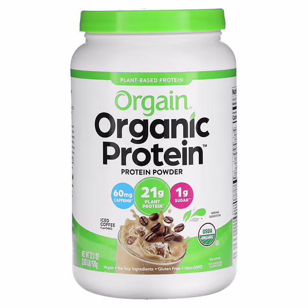 ORGAIN ORGANIC PROTEIN POWDER ICED COFFEE 32.4OZ