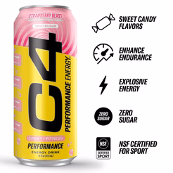 C4 STRAWBERRY BLAST ENERGY DRINK 16OZ